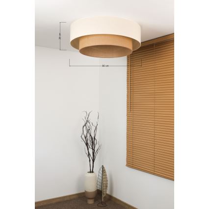 Brilagi - LED-kattovalaisin BOHO STYLE 3xE27/15W/230V halkaisija 80 cm