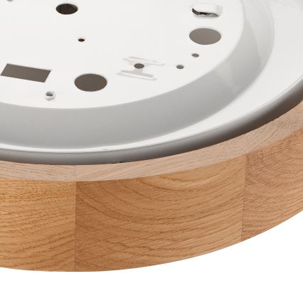 Brilagi - LED-kattovalaisin CARVALHO 1xE27/60W/230V tammi halkaisija 27,5 cm