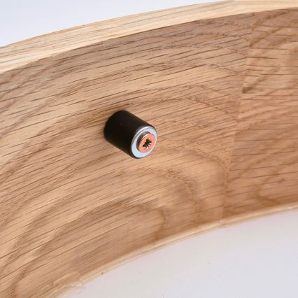Brilagi - LED Kattovalaisin CARVALHO 1xE27/60W/230V tammi Ø 27,5 cm