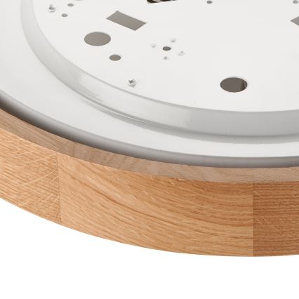 Brilagi - LED-kattovalaisin CARVALHO 2xE27/60W/230V tammi halkaisija 37,5 cm