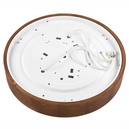 Brilagi - LED-kattovalaisin CARVALHO 3xE27/60W/230V tammi kirsikka halkaisija 47 cm