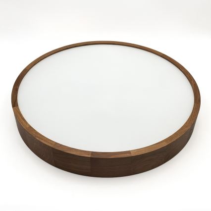 Brilagi - LED-kattovalaisin CARVALHO, 4 x E27/60W/230V, tammi-kirsikka, Ø 57,5 cm