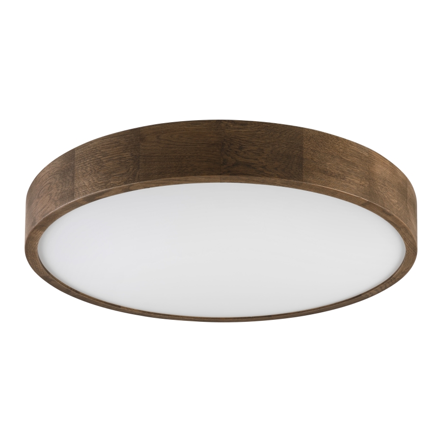 Brilagi - LED-kattovalaisin CARVALHO 4xE27/60W/230V tammi/pähkinä halkaisija 57,5 cm