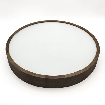Brilagi - LED-kattovalaisin CARVALHO 4xE27/60W/230V tammi/pähkinä halkaisija 57,5 cm