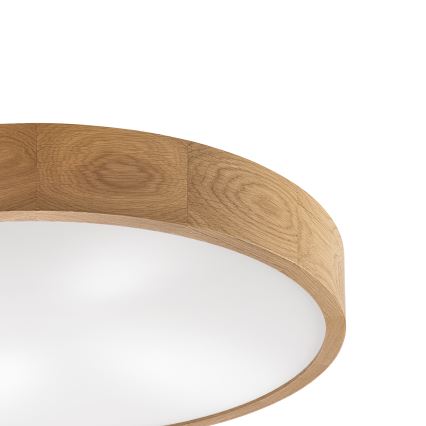 Brilagi - LED-kattovalaisin CARVALHO 4xE27/60W/230V tammi Ø 57,5 cm