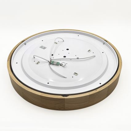 Brilagi - LED-kattovalaisin CARVALHO 4xE27/60W/230V tammi Ø 57,5 cm