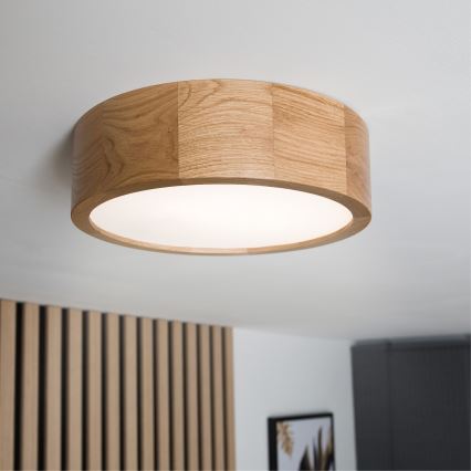 Brilagi - LED-kattovalaisin CARVALHO LED/20W/230V tammi Ø 27,5 cm