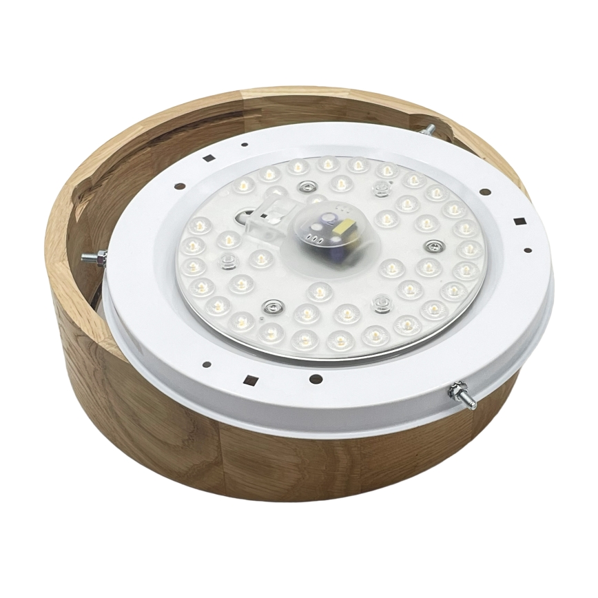 Brilagi - LED-kattovalaisin CARVALHO LED/20W/230V tammi Ø 27,5 cm