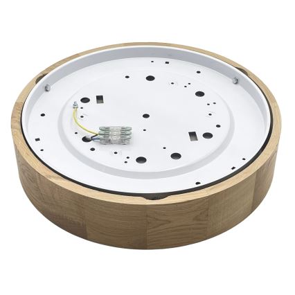 Brilagi - LED-kattovalaisin CARVALHO LED/36W/230V tammi, halkaisija 37,5 cm