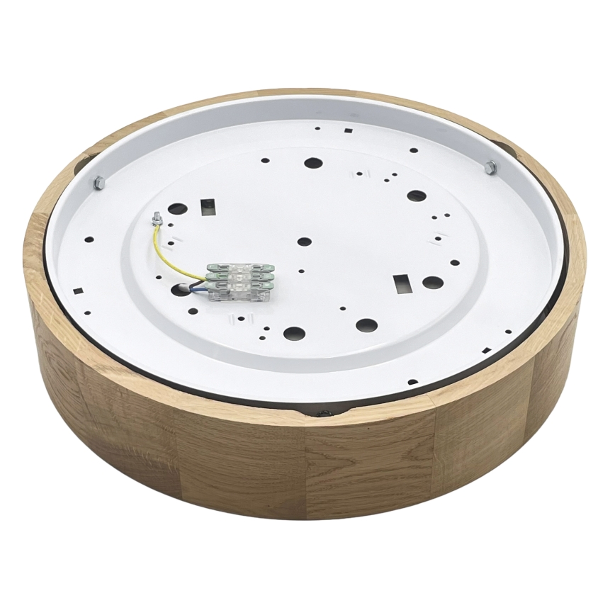 Brilagi - LED-kattovalaisin CARVALHO LED/36W/230V tammi, halkaisija 37,5 cm