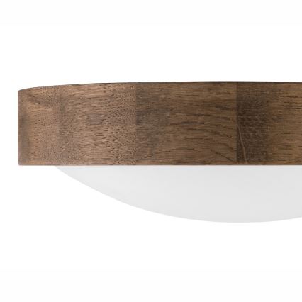 Brilagi - LED-kattovalaisin CARVALHO SLIM 1xE27/60W/230V tammi halkaisija 27 cm
