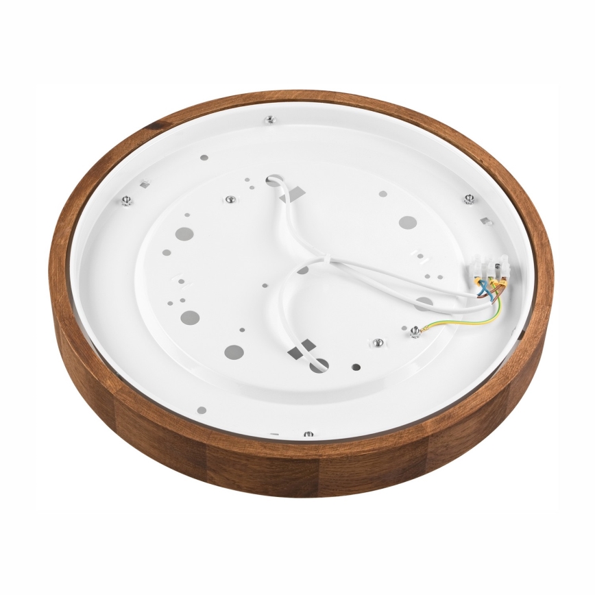 Brilagi - LED-kattovalaisin CARVALHO SLIM 2xE27/60W/230V tammi kirsikka halkaisija 37 cm