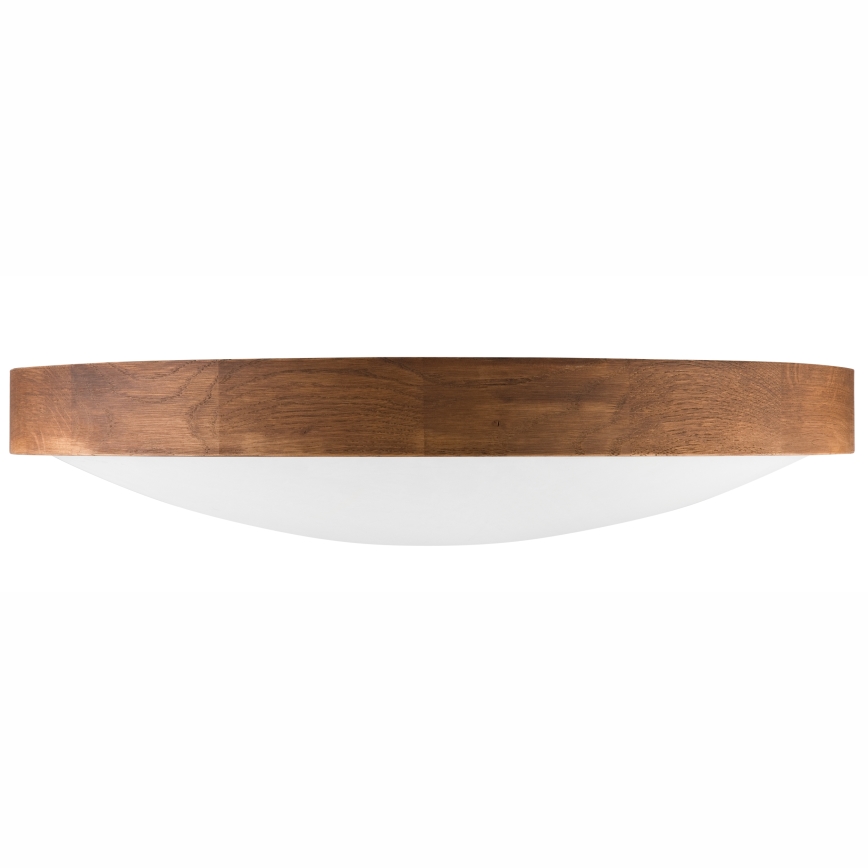 Brilagi - LED-kattovalaisin CARVALHO SLIM 3xE27/60W/230V tammi kirsikka halkaisija 47 cm