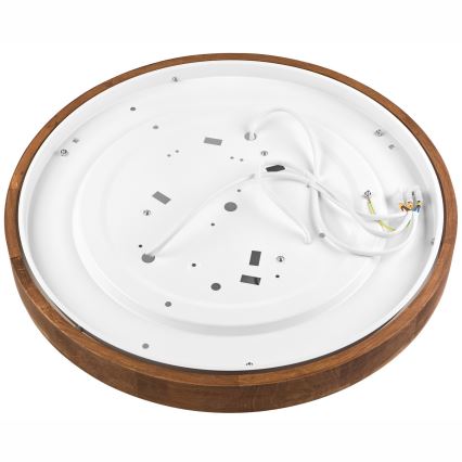 Brilagi - LED-kattovalaisin CARVALHO SLIM 3xE27/60W/230V tammi kirsikka halkaisija 47 cm
