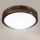 Brilagi - LED-kattovalaisin CARVALHO SLIM SMOKEY LED/20W/230V tammi Ø 27,5 cm