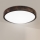 Brilagi - LED-kattovalaisin CARVALHO SLIM SMOKEY LED/36W/230V tammi, halkaisija 37,5 cm