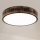 Brilagi - LED-kattovalaisin CARVALHO SMOKEY LED/36W/230V, tammi, halkaisija 47,5 cm