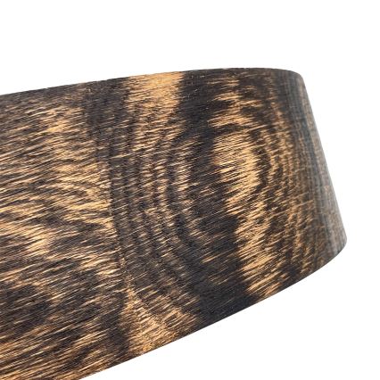 Brilagi - LED-kattovalaisin CARVALHO SMOKEY LED/36W/230V, tammi, halkaisija 47,5 cm