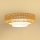 Brilagi - LED-kattovalaisin CEDAR LUNETA LED/26W/230V beige/ruskea/kerma