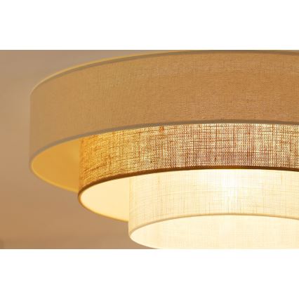 Brilagi - LED-kattovalaisin DENVER LUNETA LED/12W/230V halkaisija 60 cm 3000K/4000K/6400K beige/kerma