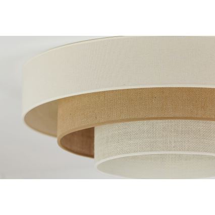 Brilagi - LED-kattovalaisin DENVER LUNETA LED/12W/230V halkaisija 60 cm 3000K/4000K/6400K beige/kerma