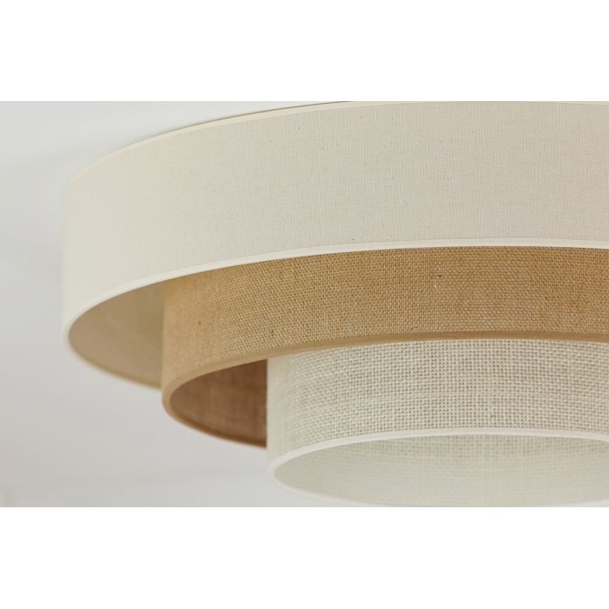 Brilagi - LED-kattovalaisin DENVER LUNETA LED/12W/230V halkaisija 60 cm 3000K/4000K/6400K beige/kerma