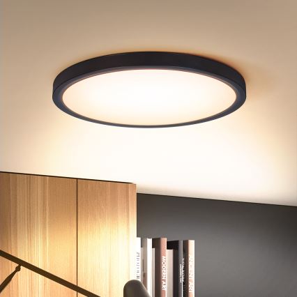 Brilagi - LED-kattovalaisin ESTELA LED/18W/230V musta