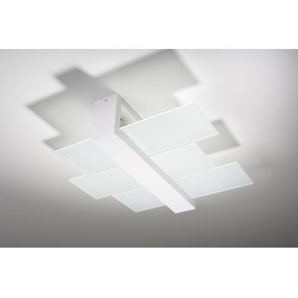 Brilagi -  LED-kattovalaisin HERA 2xE27/7,5W/230V valkoinen