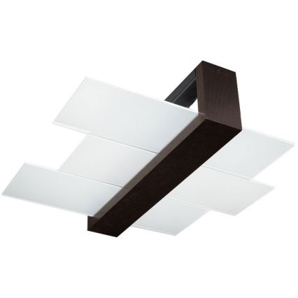 Brilagi -  LED-kattovalaisin HERA 2xE27/7,5W/230V wenge