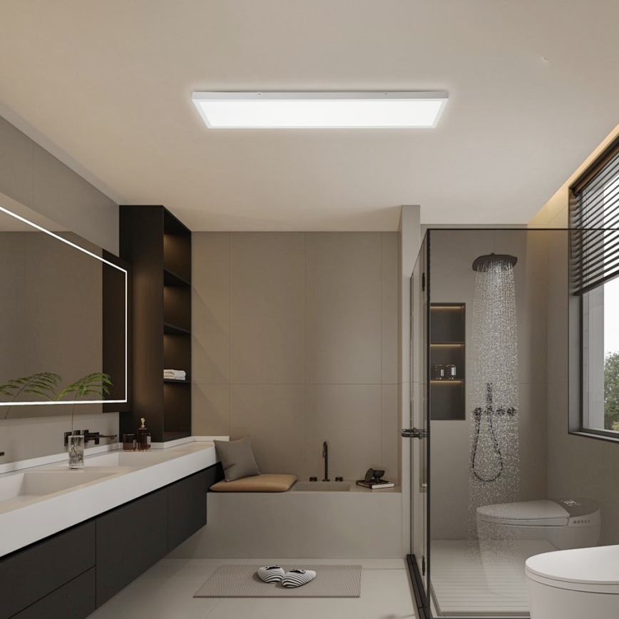 Brilagi - LED-kattovalaisin kylpyhuoneeseen FRAME LED/50W/230V 120x30 cm IP44 valkoinen