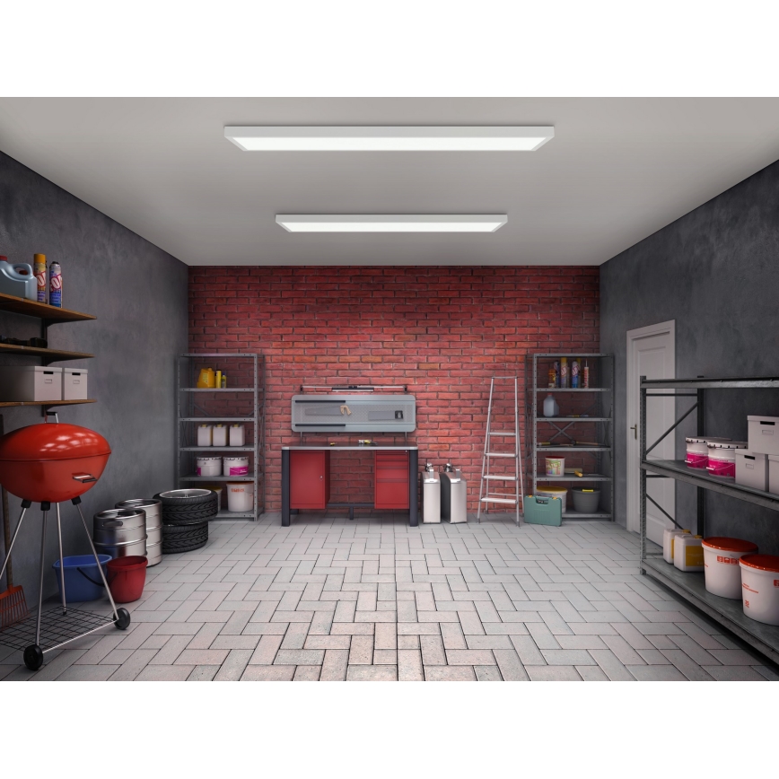 Brilagi - LED-kattovalaisin kylpyhuoneeseen FRAME LED/50W/230V 120x30 cm IP44 valkoinen