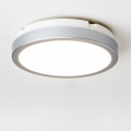 Brilagi - LED-kattovalaisin kylpyhuoneeseen PERA 18W/230V halkaisija 22 cm IP65 hopea