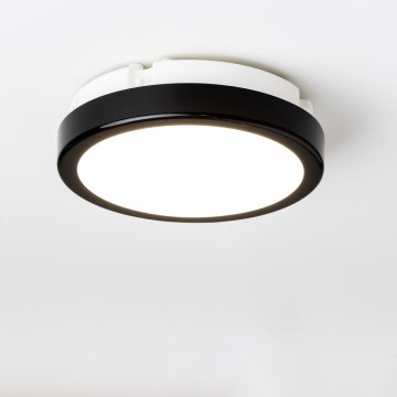 Brilagi - LED-kattovalaisin kylpyhuoneeseen PERA LED/12W/230V halkaisija 18 cm IP65 musta