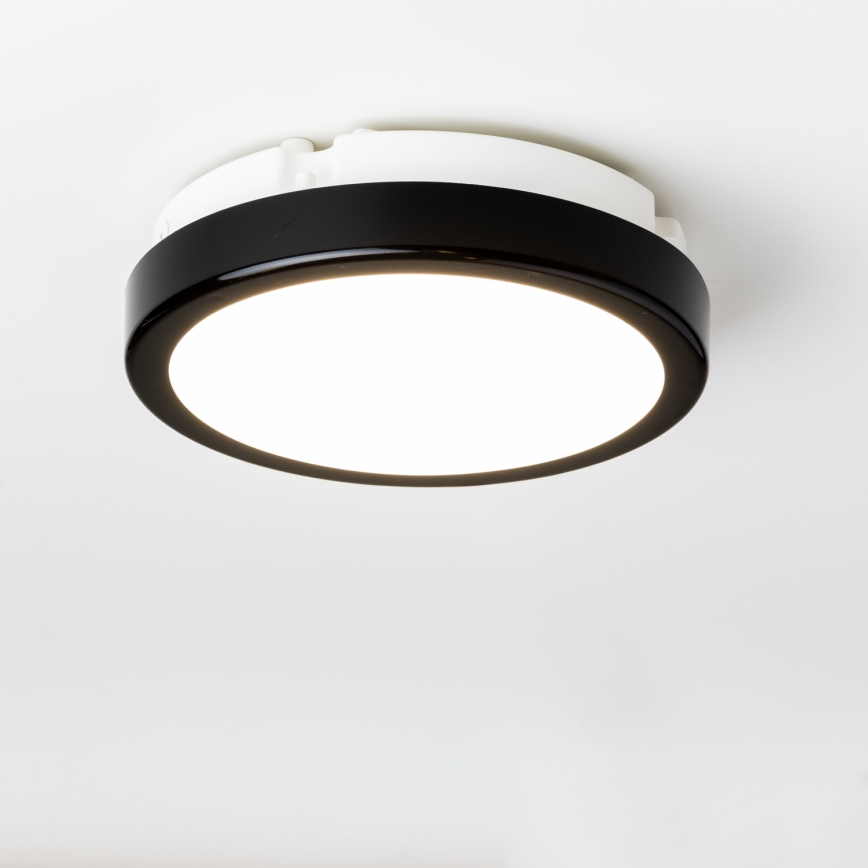 Brilagi - LED-kattovalaisin kylpyhuoneeseen PERA LED/12W/230V halkaisija 18 cm IP65 musta