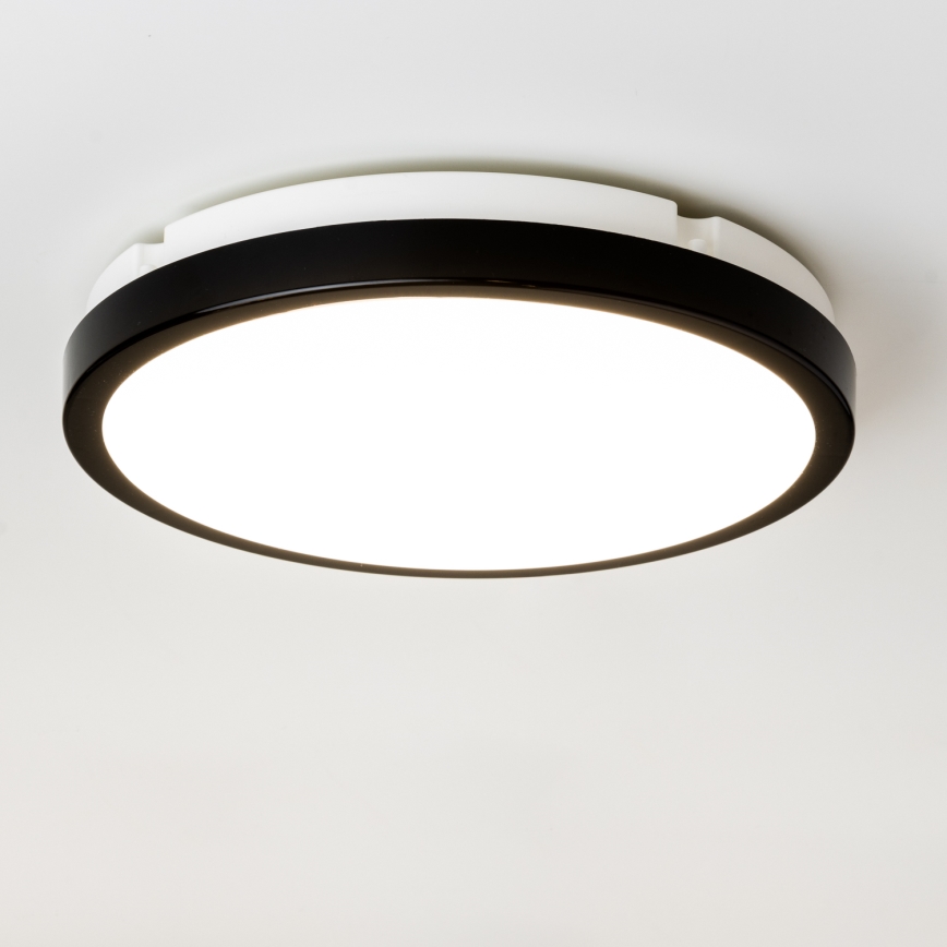 Brilagi - LED-kattovalaisin kylpyhuoneeseen PERA LED/24W/230V halkaisija 28 cm IP65 musta