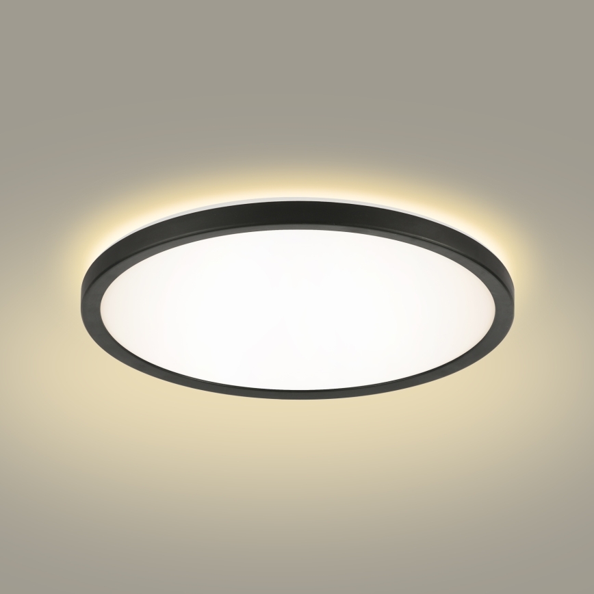 Brilagi - LED-kattovalaisin kylpyhuoneeseen ULTRA SLIM LED/18W/230V halkaisija 30 cm musta IP54