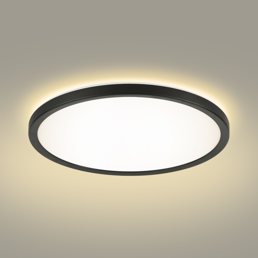 Brilagi - LED-kattovalaisin kylpyhuoneeseen ULTRA SLIM LED/24W/230V halkaisija 42 cm musta IP54