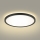 Brilagi - LED-kattovalaisin kylpyhuoneeseen ULTRA SLIM LED/24W/230V halkaisija 42 cm musta IP54