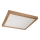 Brilagi - LED Kattovalaisin kylpyhuoneeseen WOODY FRAME LED/40W/230V 60x60 cm IP44 tammi