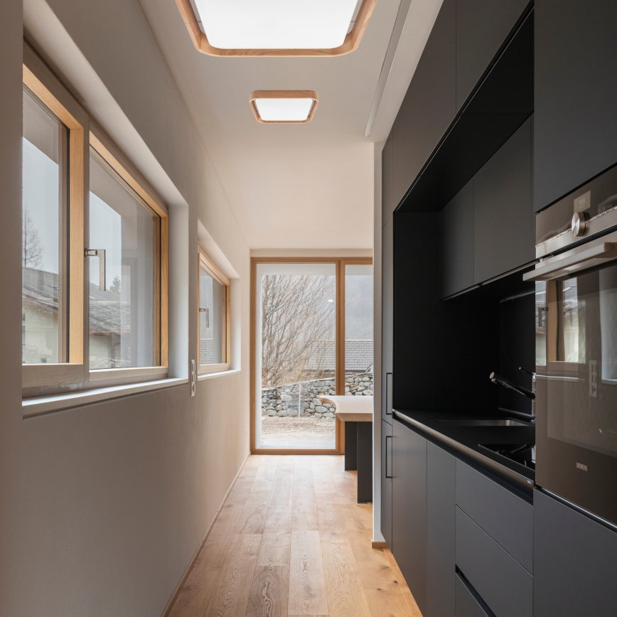 Brilagi - LED-kattovalaisin MANAROLA CUBIC LED/24W/230V 3000-6500K tammi + +kaukosäädin