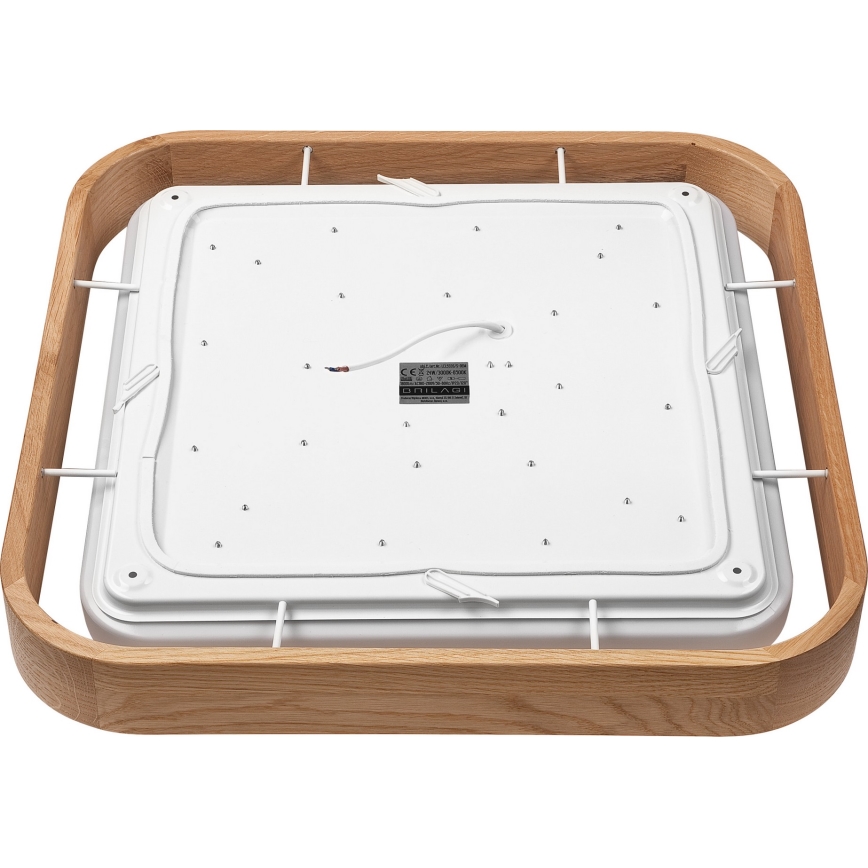 Brilagi - LED-kattovalaisin MANAROLA CUBIC LED/24W/230V 3000-6500K tammi + +kaukosäädin