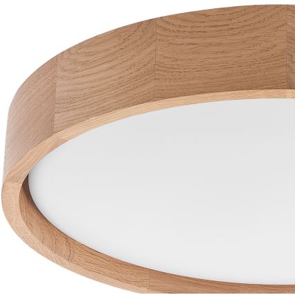 Brilagi - LED-kattovalaisin MANAROLA SMART LED/24W/230V 2700-6500K tammi halkaisija 41 cm Wi-Fi + kauko-ohjaus Tuya