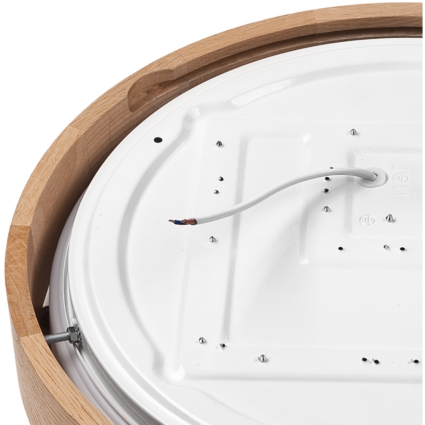Brilagi - LED-kattovalaisin MANAROLA SMART LED/24W/230V 2700-6500K tammi halkaisija 41 cm Wi-Fi + kauko-ohjaus Tuya