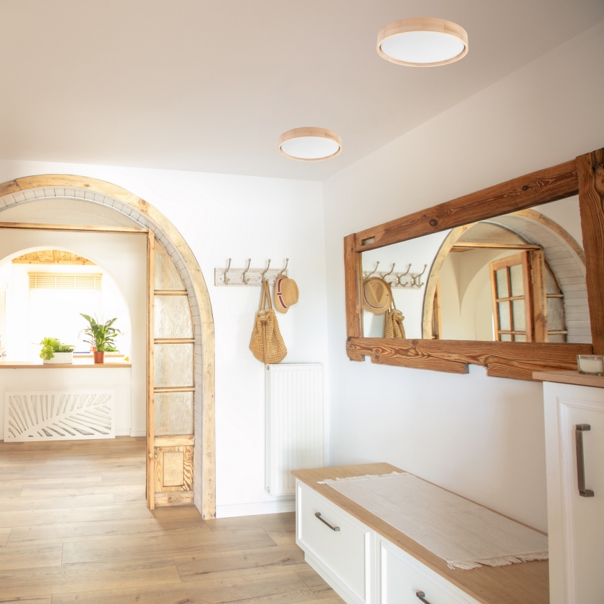 Brilagi - LED-kattovalaisin MANAROLA SMART LED/24W/230V 2700-6500K halkaisija 41 cm Wi-Fi + kauko-ohjaus Tuya