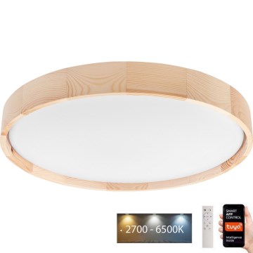 Brilagi - LED-kattovalaisin MANAROLA SMART LED/36W/230V 2700-6500K halkaisija 51 cm Wi-Fi + +kaukosäädin Tuya