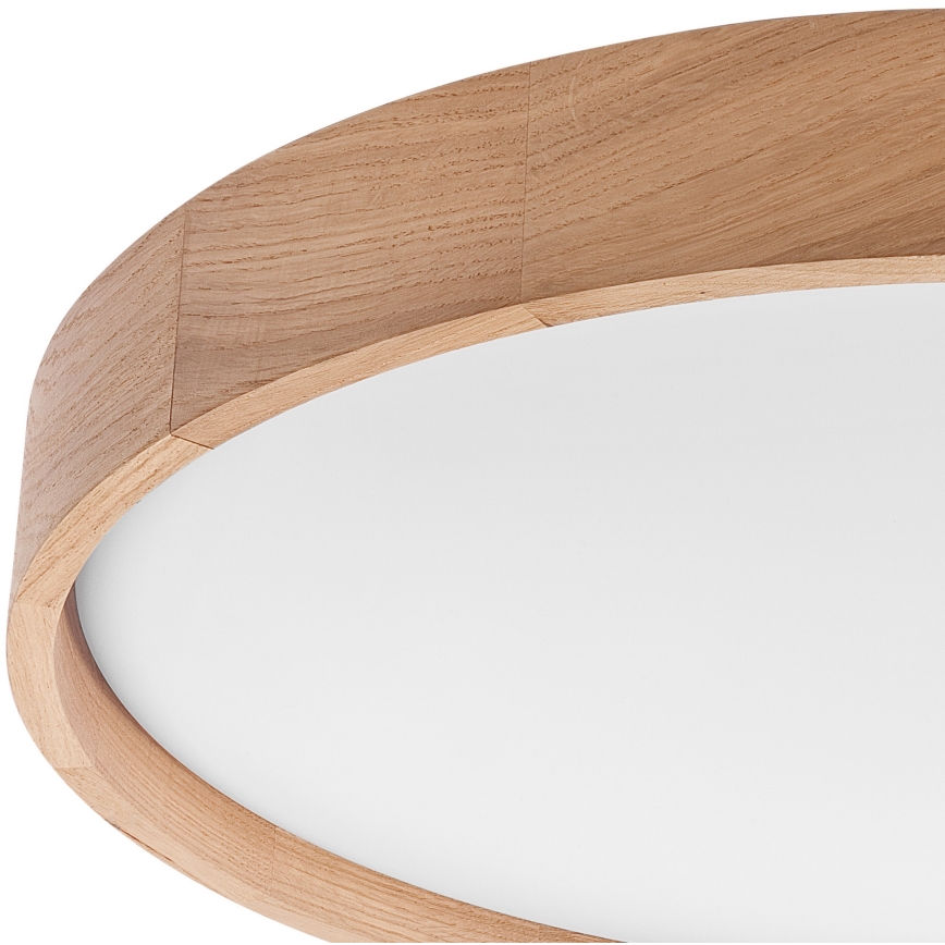Brilagi - LED-kattovalaisin MANAROLA SMART LED/36W/230V 2700-6500K tammi halkaisija 51 cm Wi-Fi + kauko-ohjaus Tuya