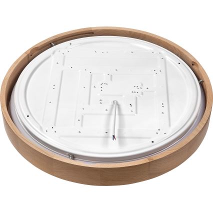 Brilagi - LED-kattovalaisin MANAROLA SMART LED/36W/230V 2700-6500K tammi halkaisija 51 cm Wi-Fi + kauko-ohjaus Tuya