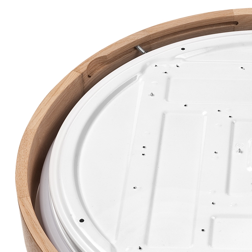 Brilagi - LED-kattovalaisin MANAROLA SMART LED/36W/230V 2700-6500K tammi halkaisija 51 cm Wi-Fi + kauko-ohjaus Tuya