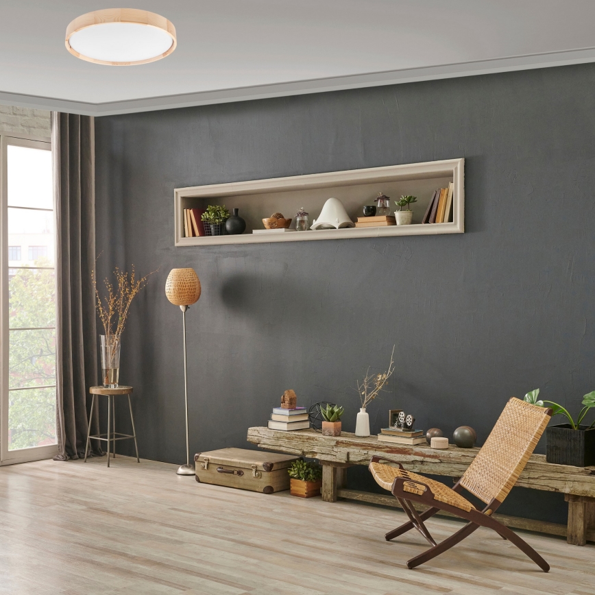 Brilagi - LED-kattovalaisin MANAROLA SMART LED/36W/230V 2700-6500K halkaisija 51 cm Wi-Fi + +kaukosäädin Tuya