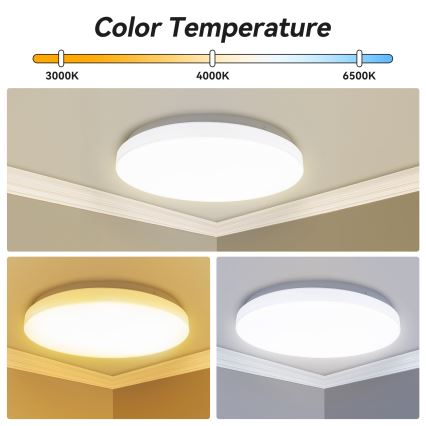Brilagi - LED-kattovalaisin MILKY WAY LED/24W/230V 3000/4000/6500K halkaisija 38 cm